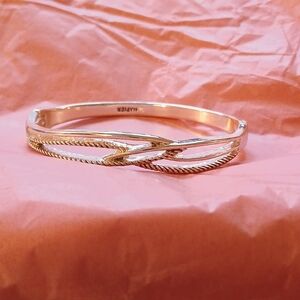 Napier Silver Tone Cuff Bracelet